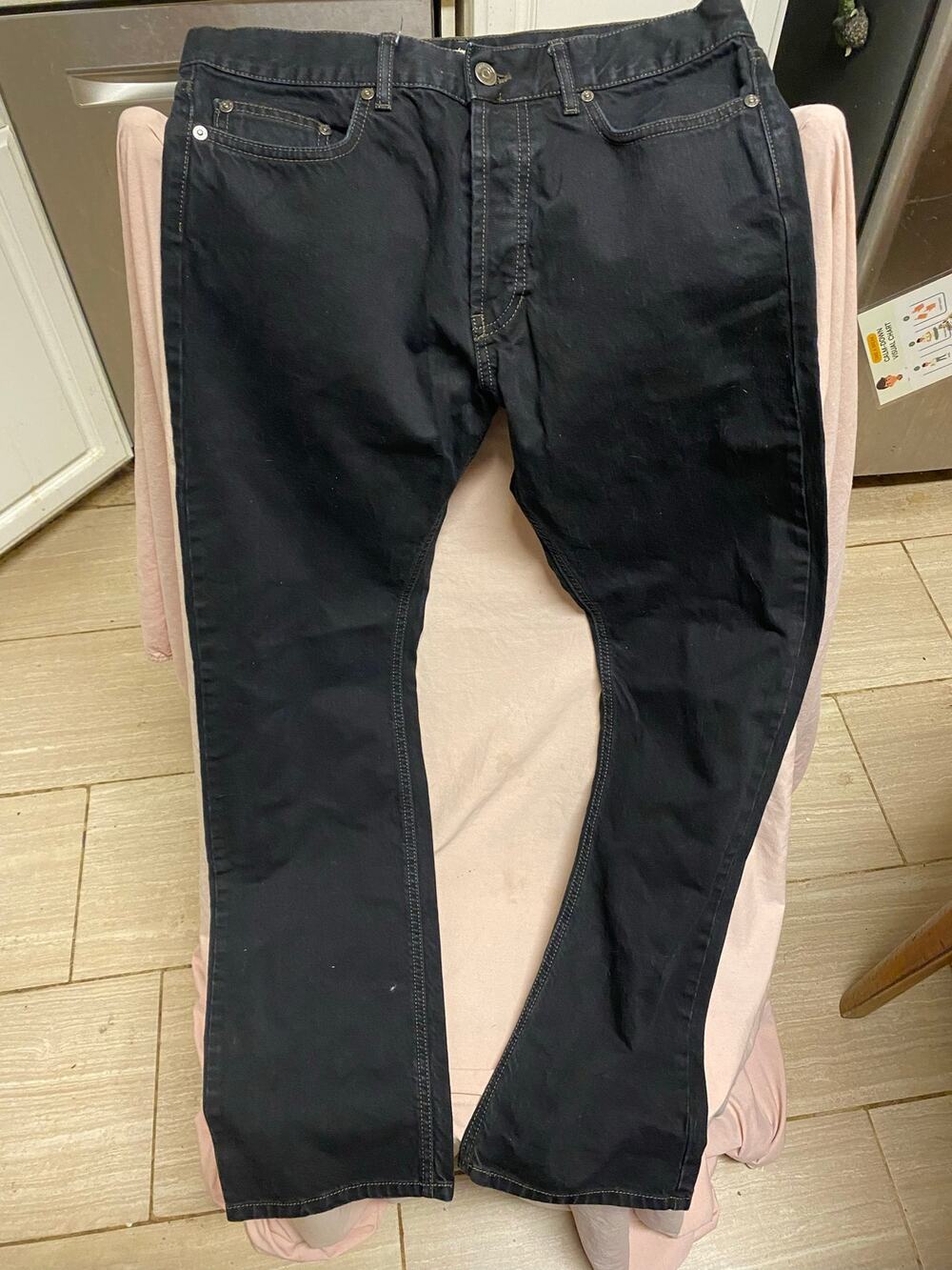 Black Burberry London Mens Jeans Size 32 R